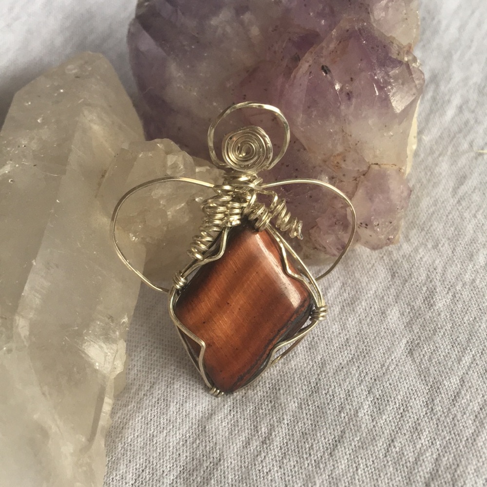 Handmade Tiger’s Eye Pendant